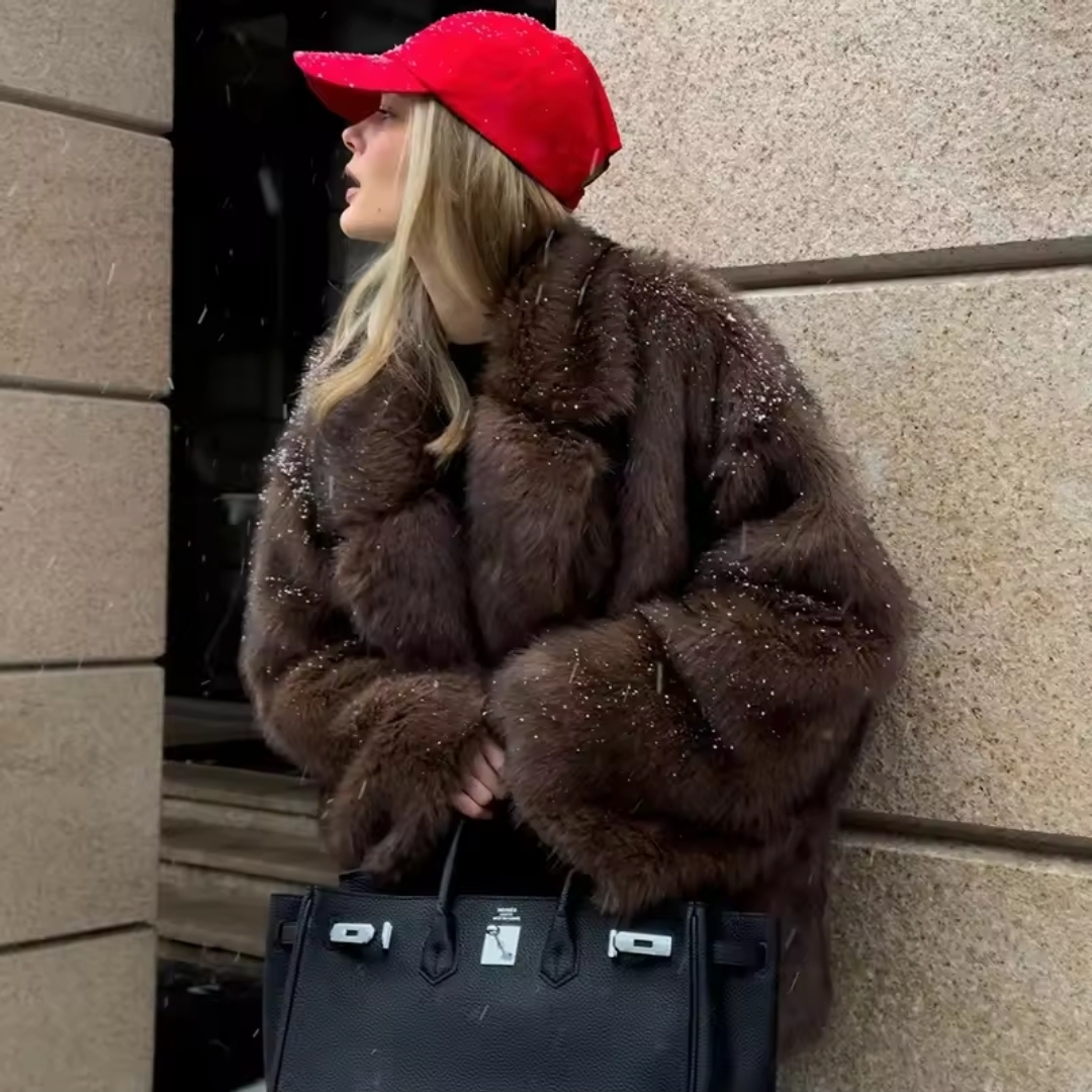 Luxury Faux Fur Coat