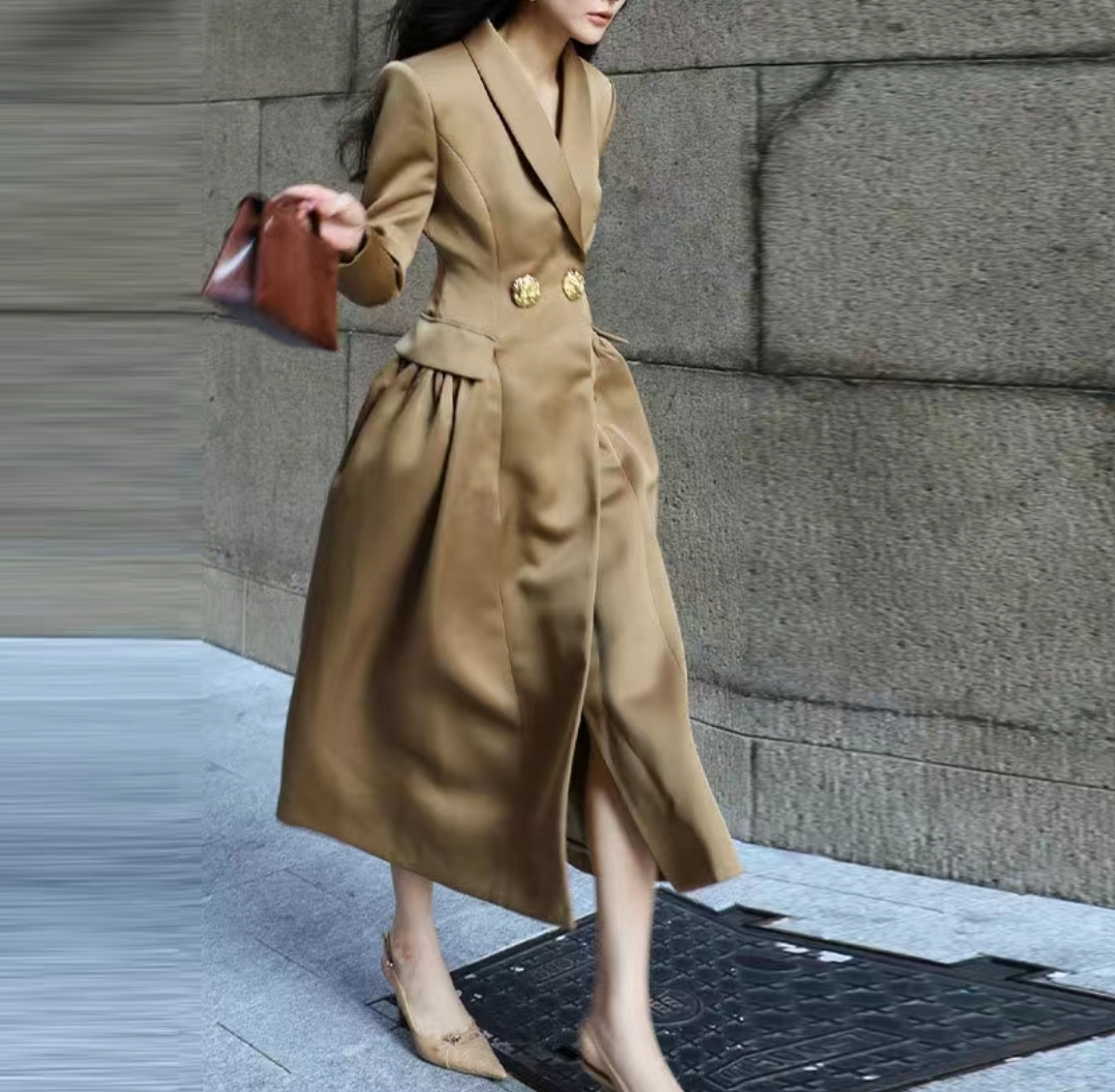 Elegant Long Coat Dress