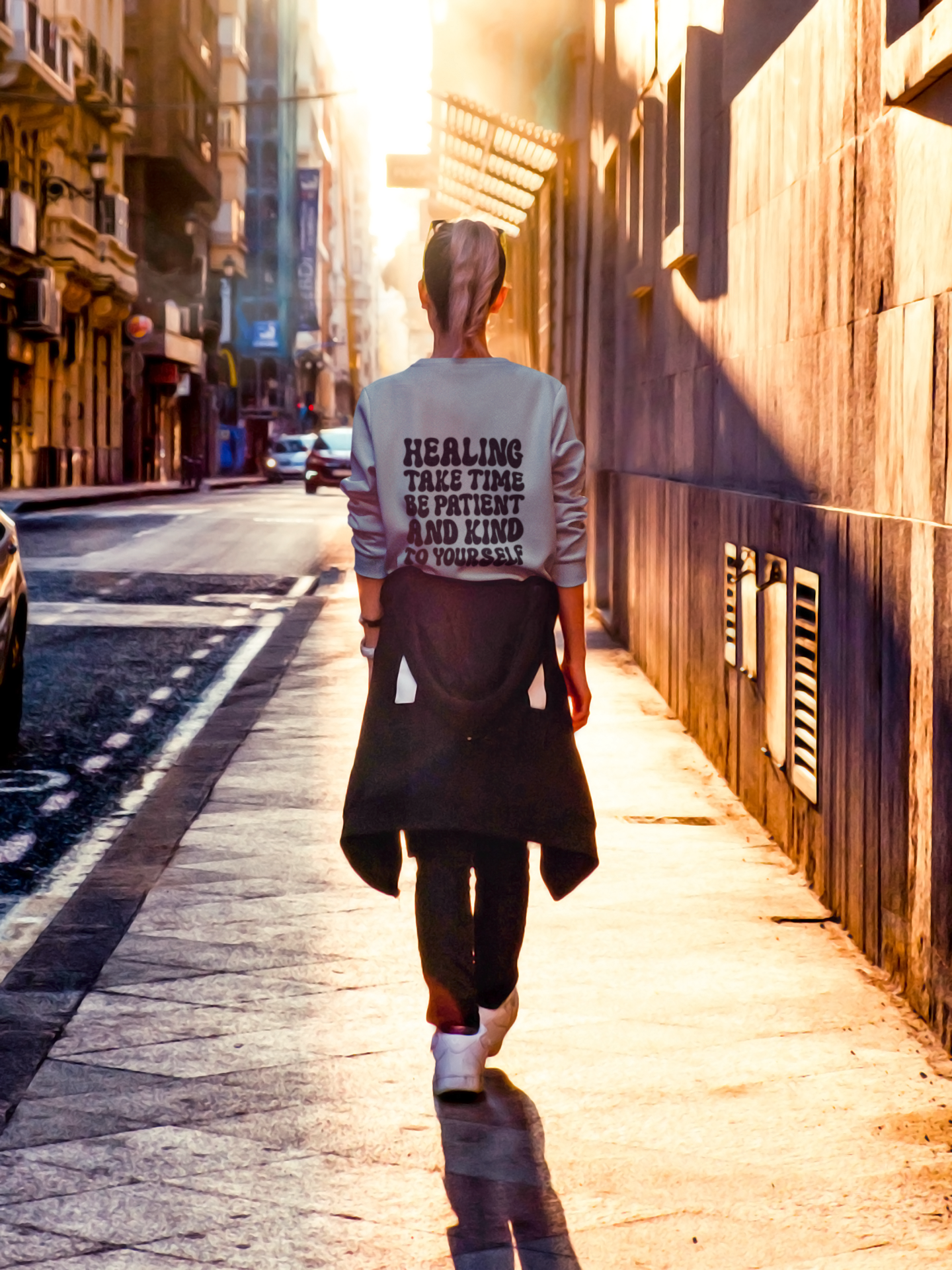 Healing Take Time Inspirational Sweatshirt