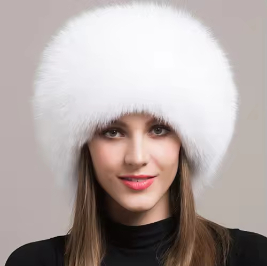 Luxurious Black Fur Hat