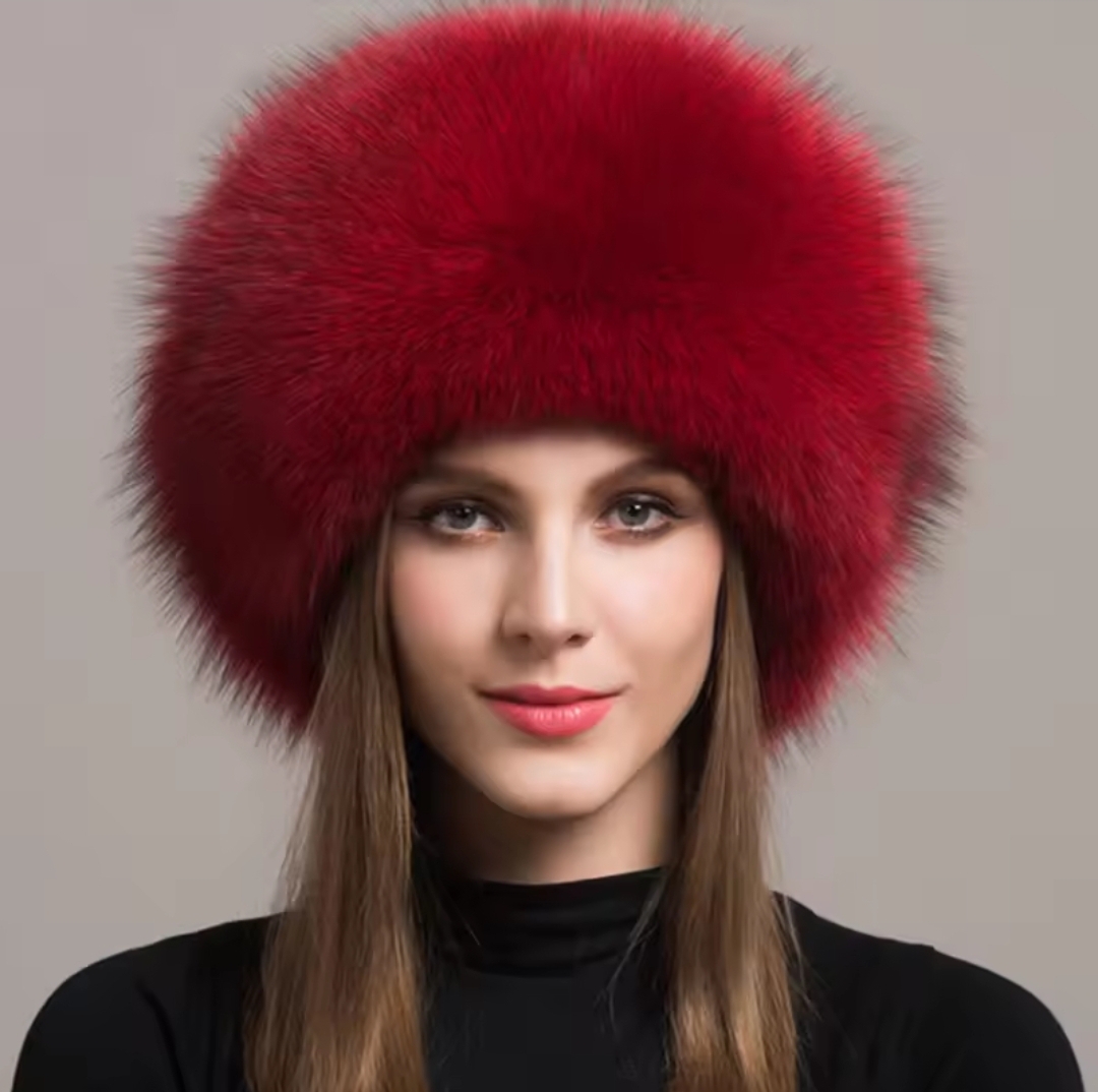 Luxurious Black Fur Hat
