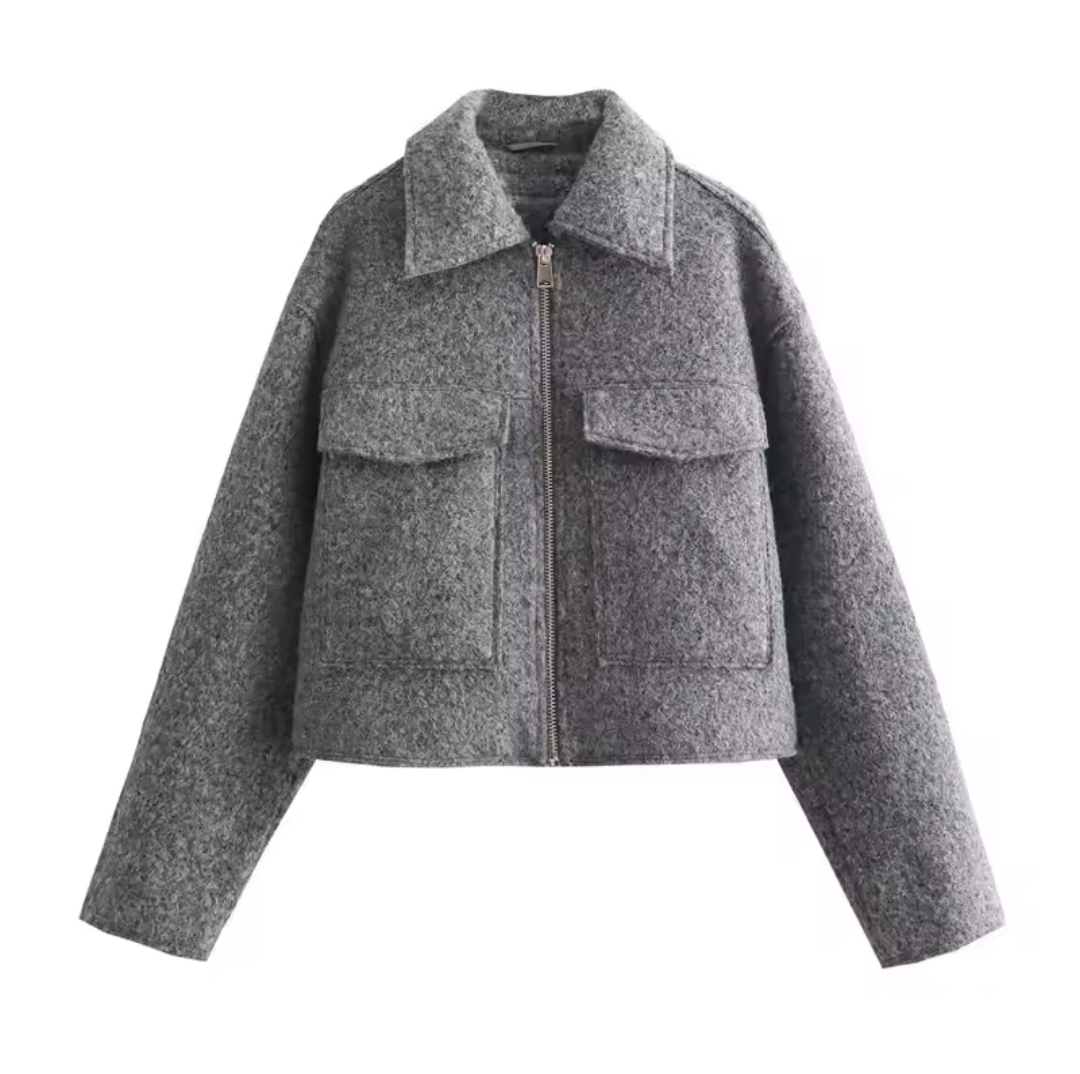 Gray Wool Jacket