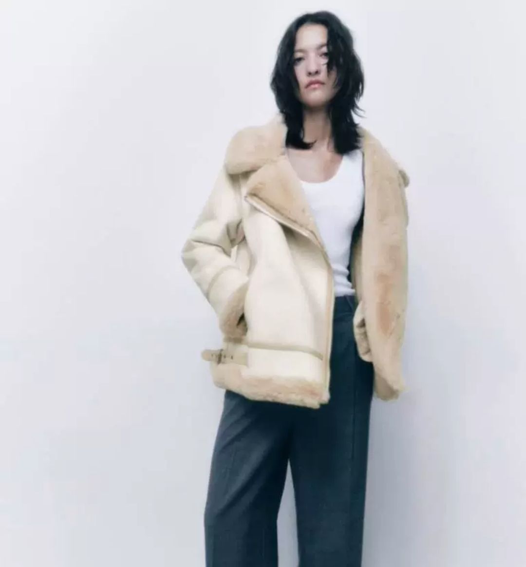 Women's Fur-Trimmed Winter Coat