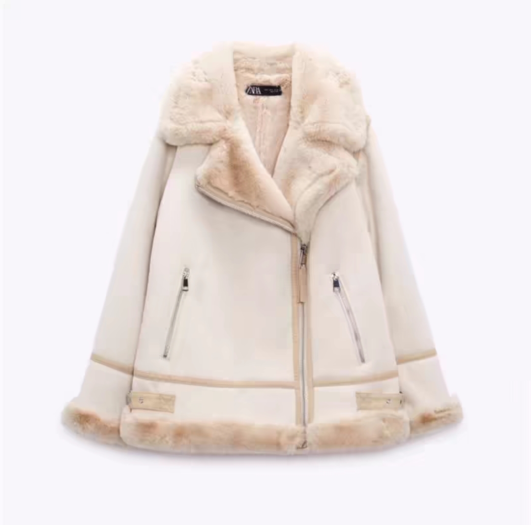 Women's Fur-Trimmed Winter Coat