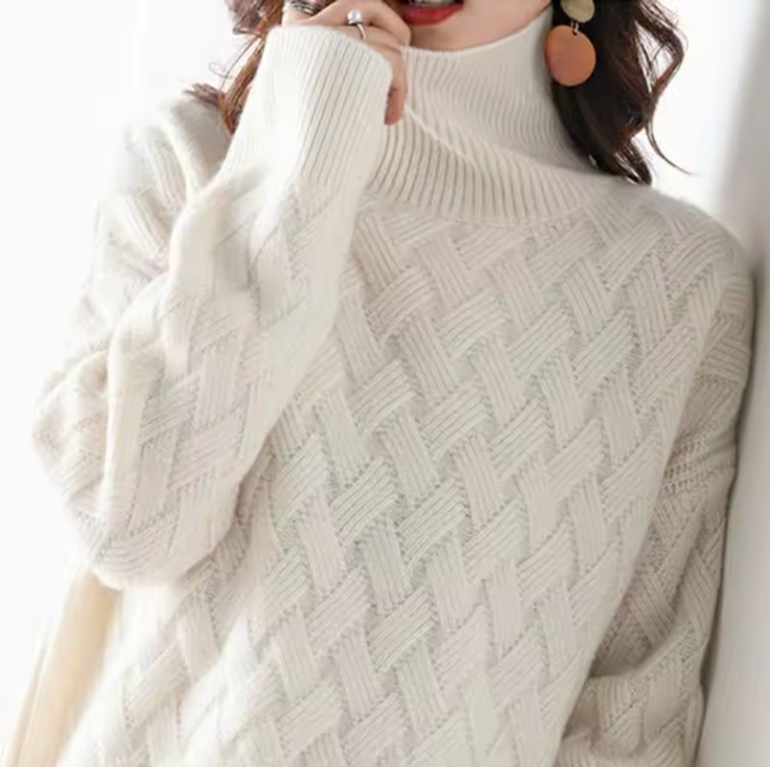 Women's Mock Turtleneck Sweater