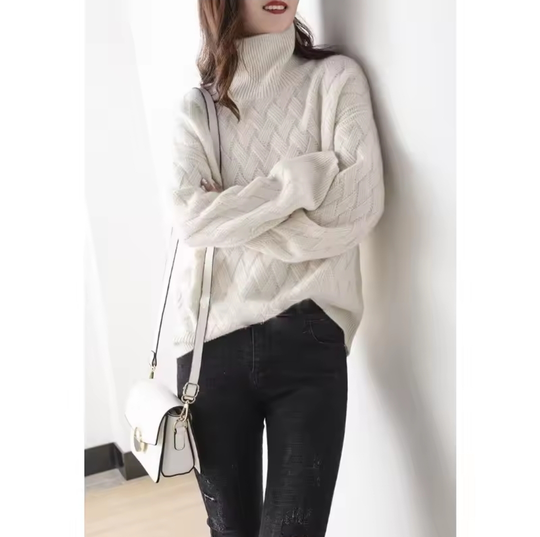Women's Mock Turtleneck Sweater