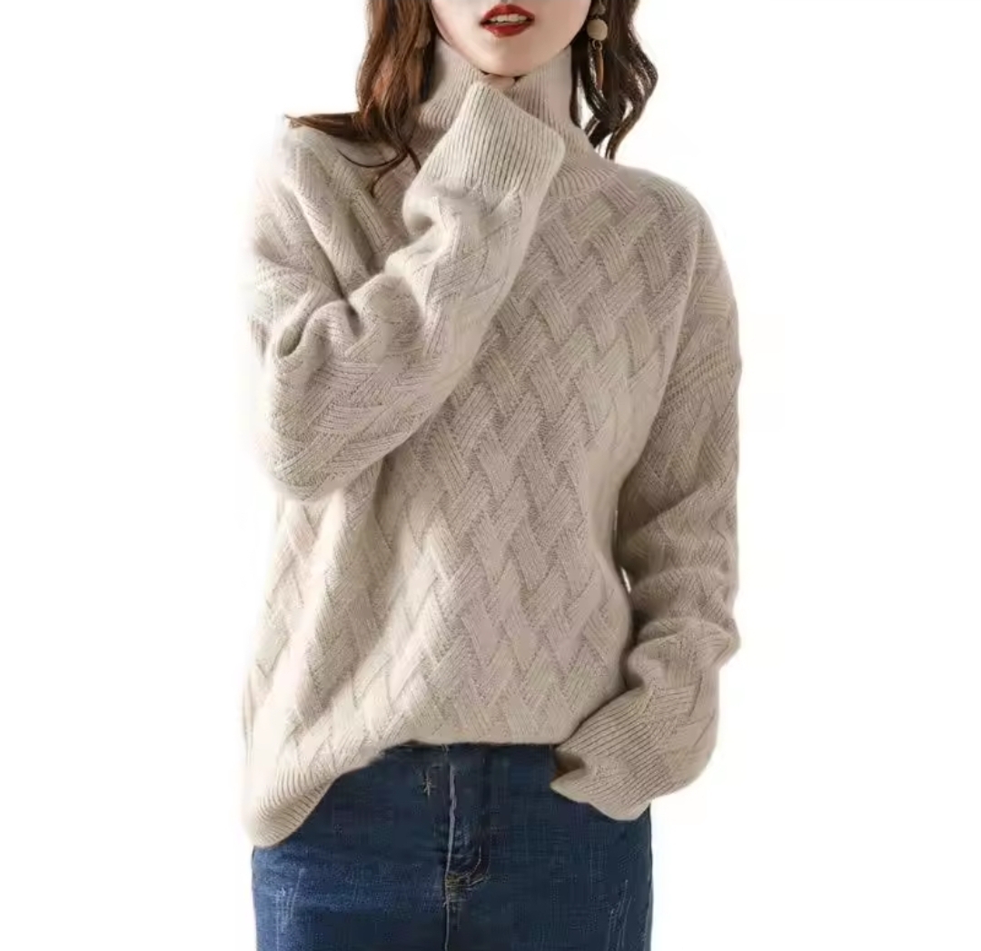 Women's Mock Turtleneck Sweater