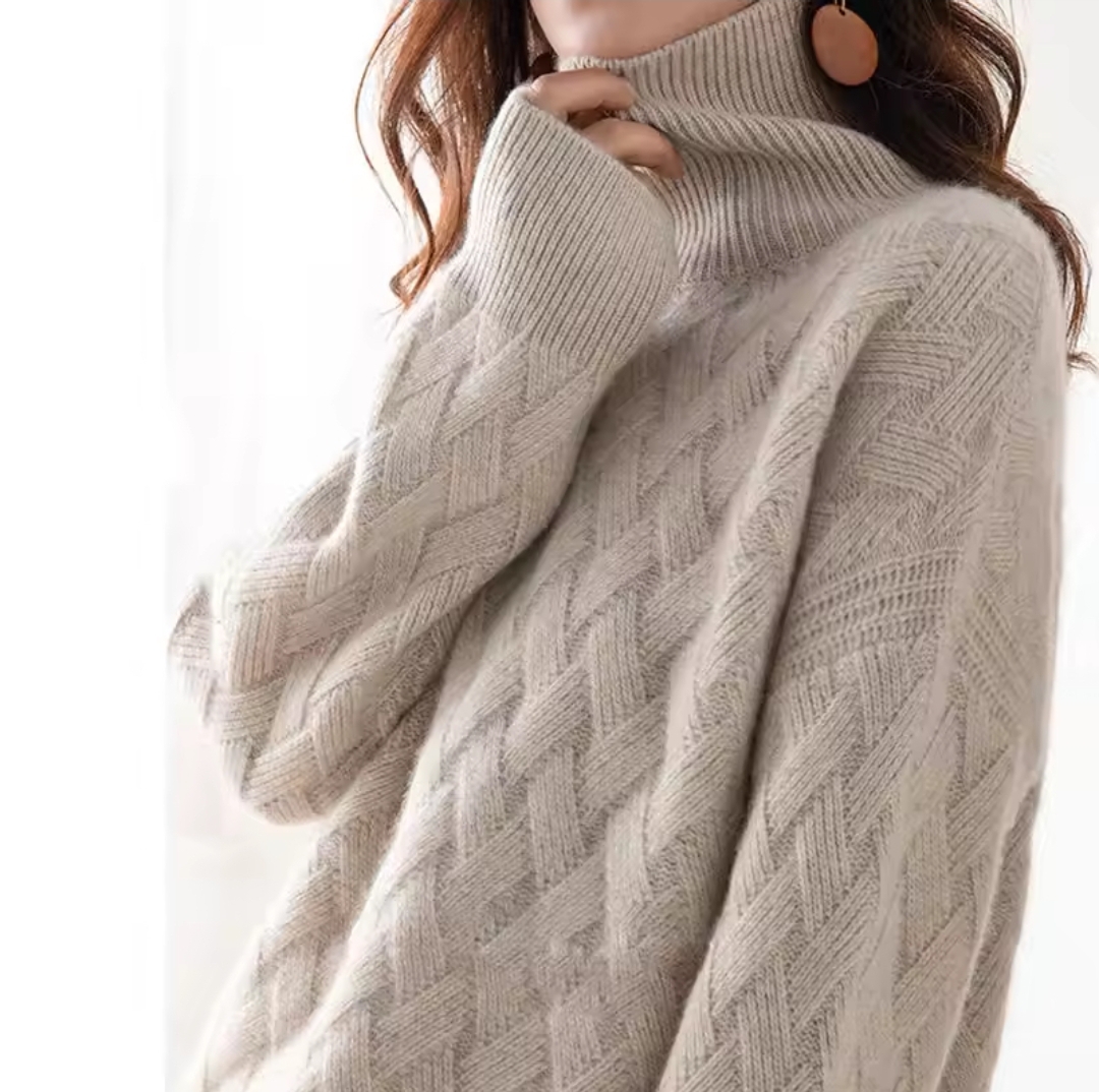 Women's Mock Turtleneck Sweater