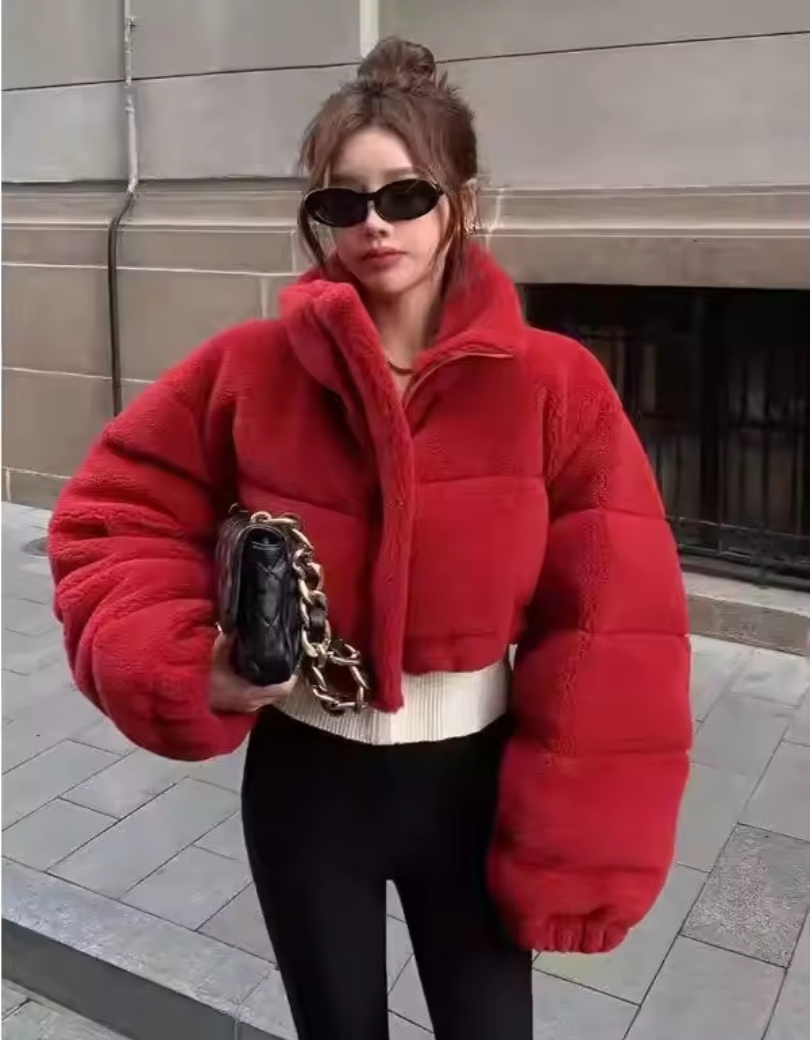 Red Puffer Jacket