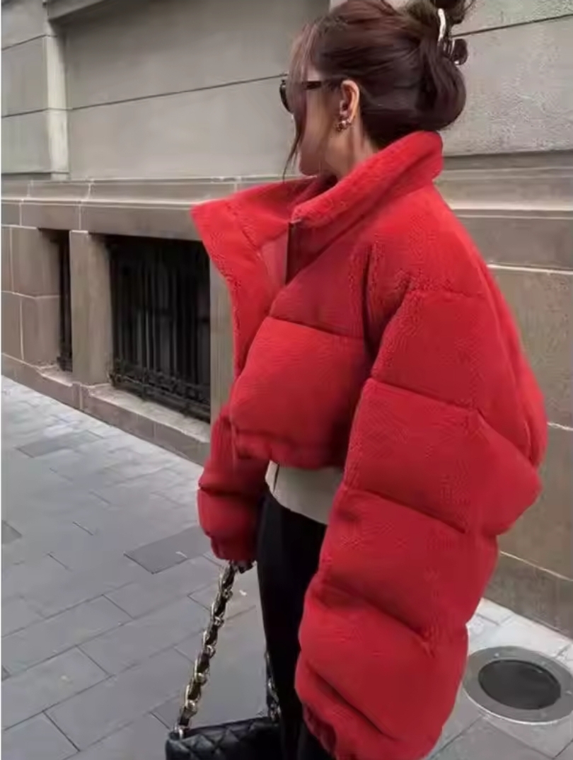 Red Puffer Jacket