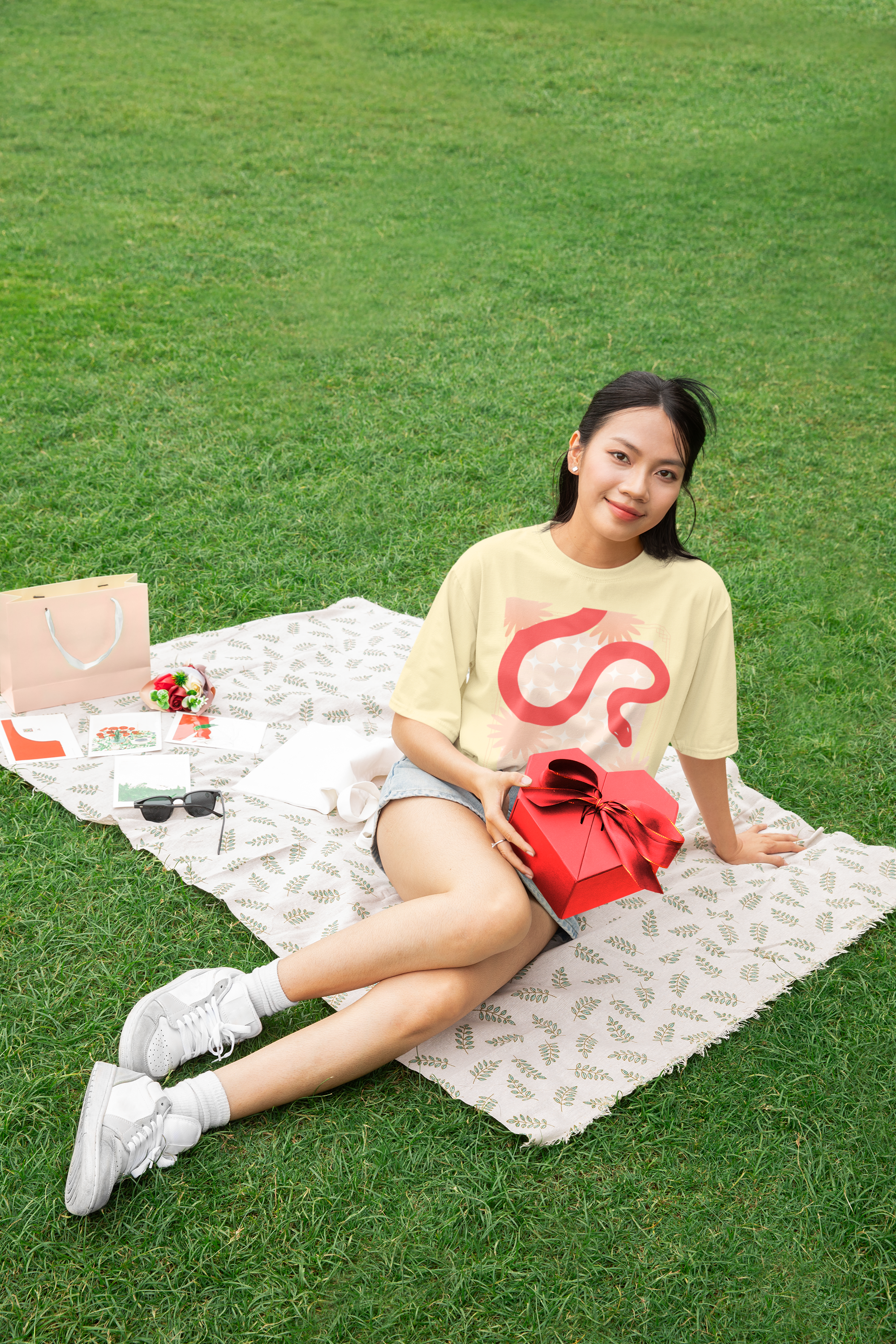 Year Of Snake Graphic T-Shirt