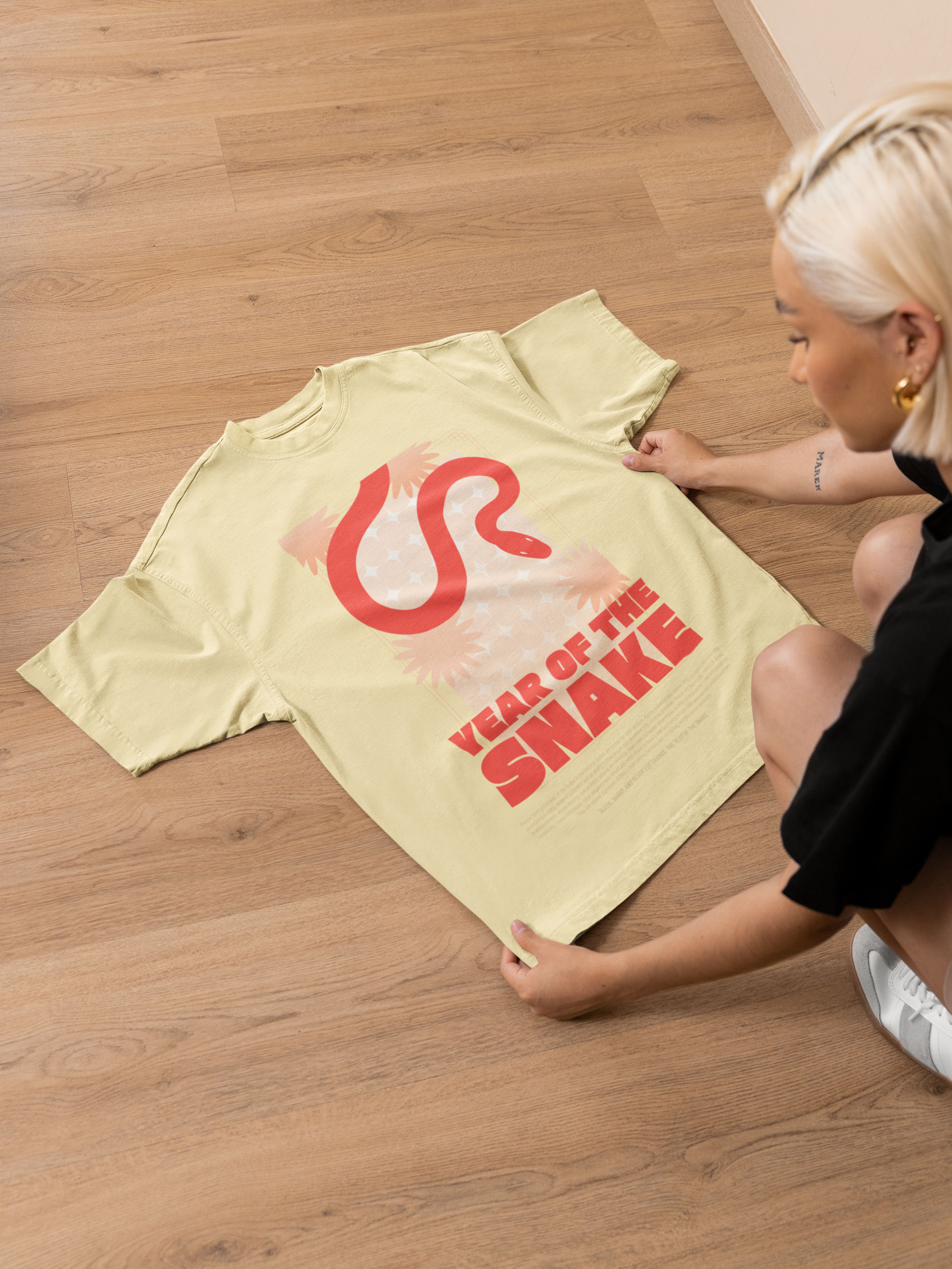 Year Of Snake Graphic T-Shirt