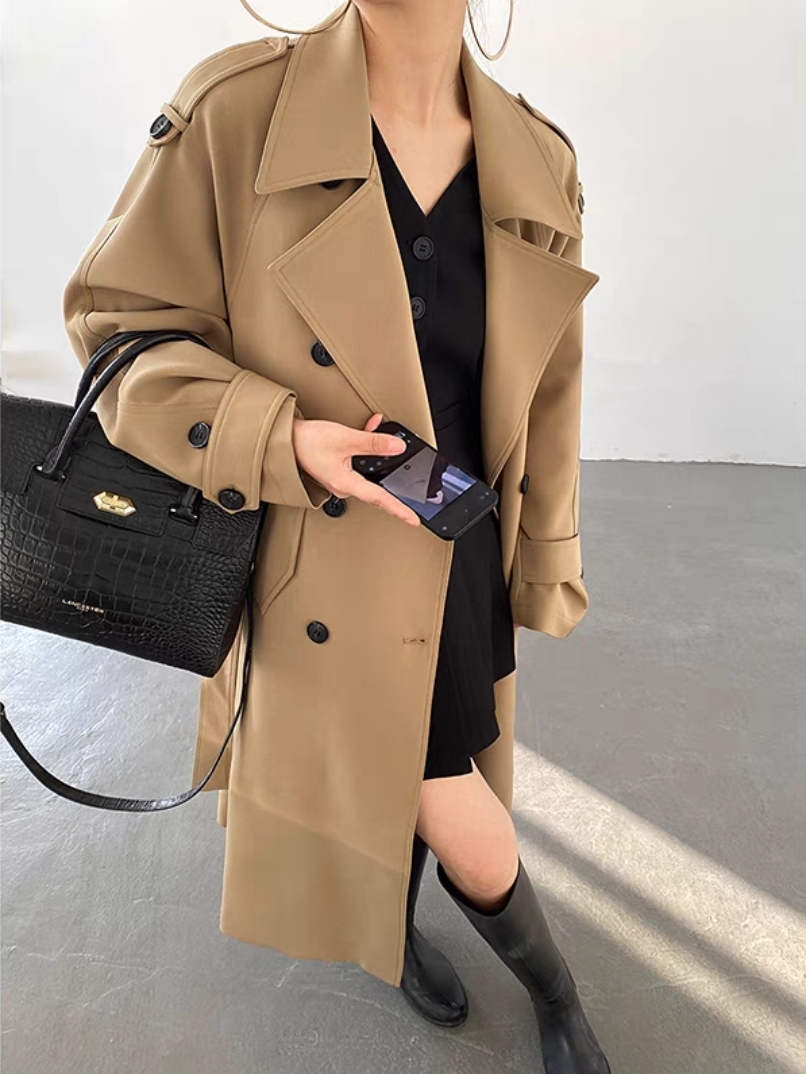 Women's Brown Trench Coat