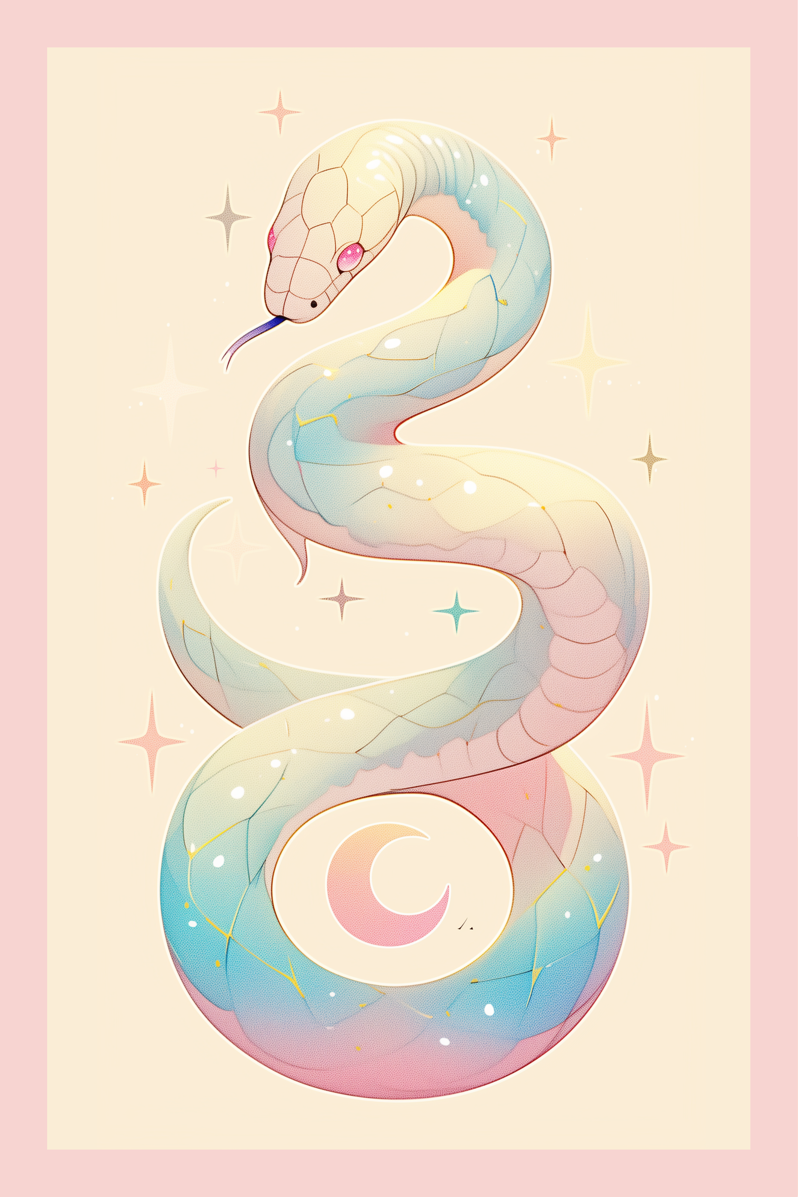 Rainbow Serpent Art