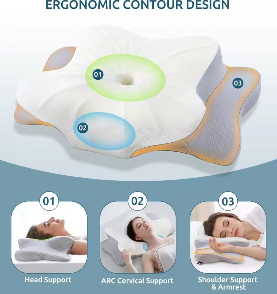Ergonomic Contour Pillow