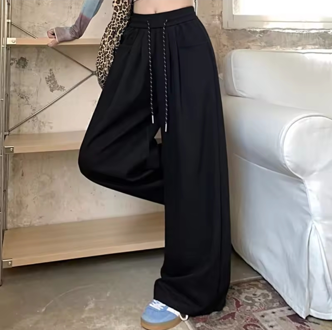 Black Wide-Leg Pants