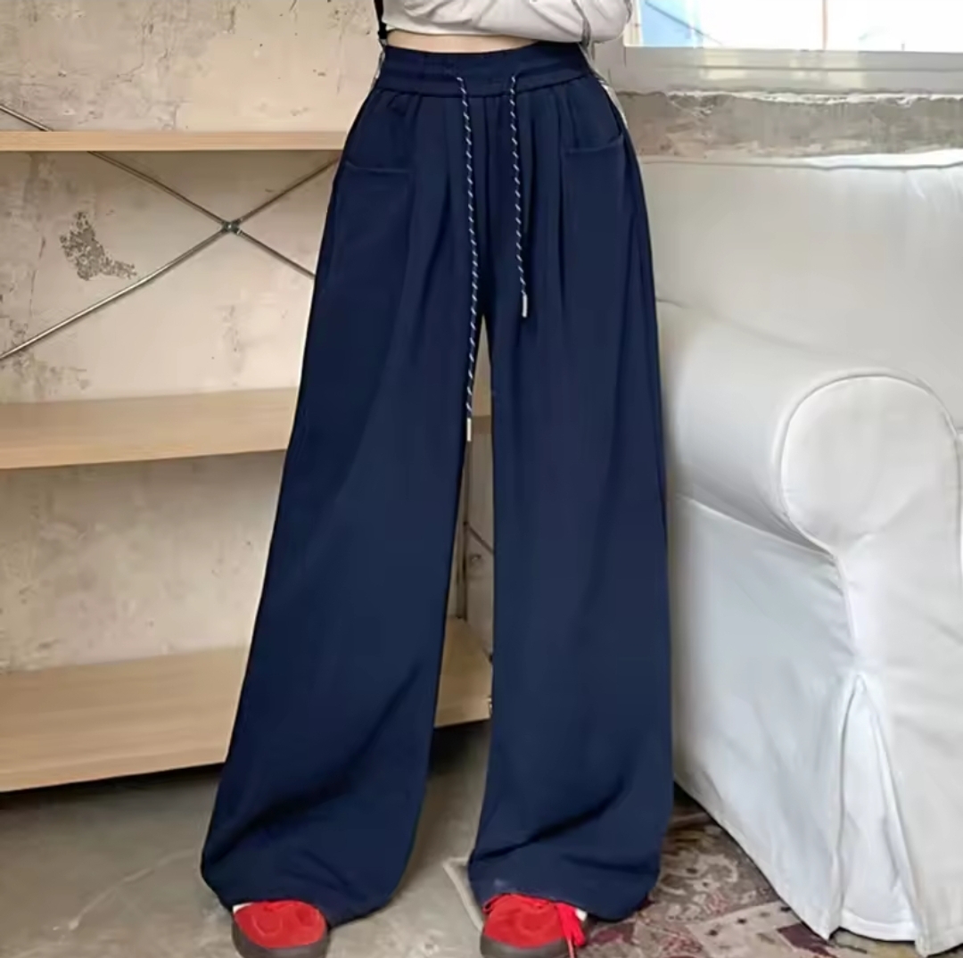 Black Wide-Leg Pants