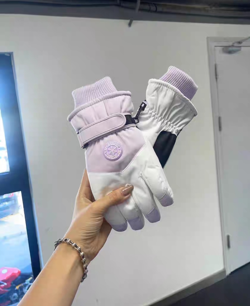 Winter Gloves Purple Color