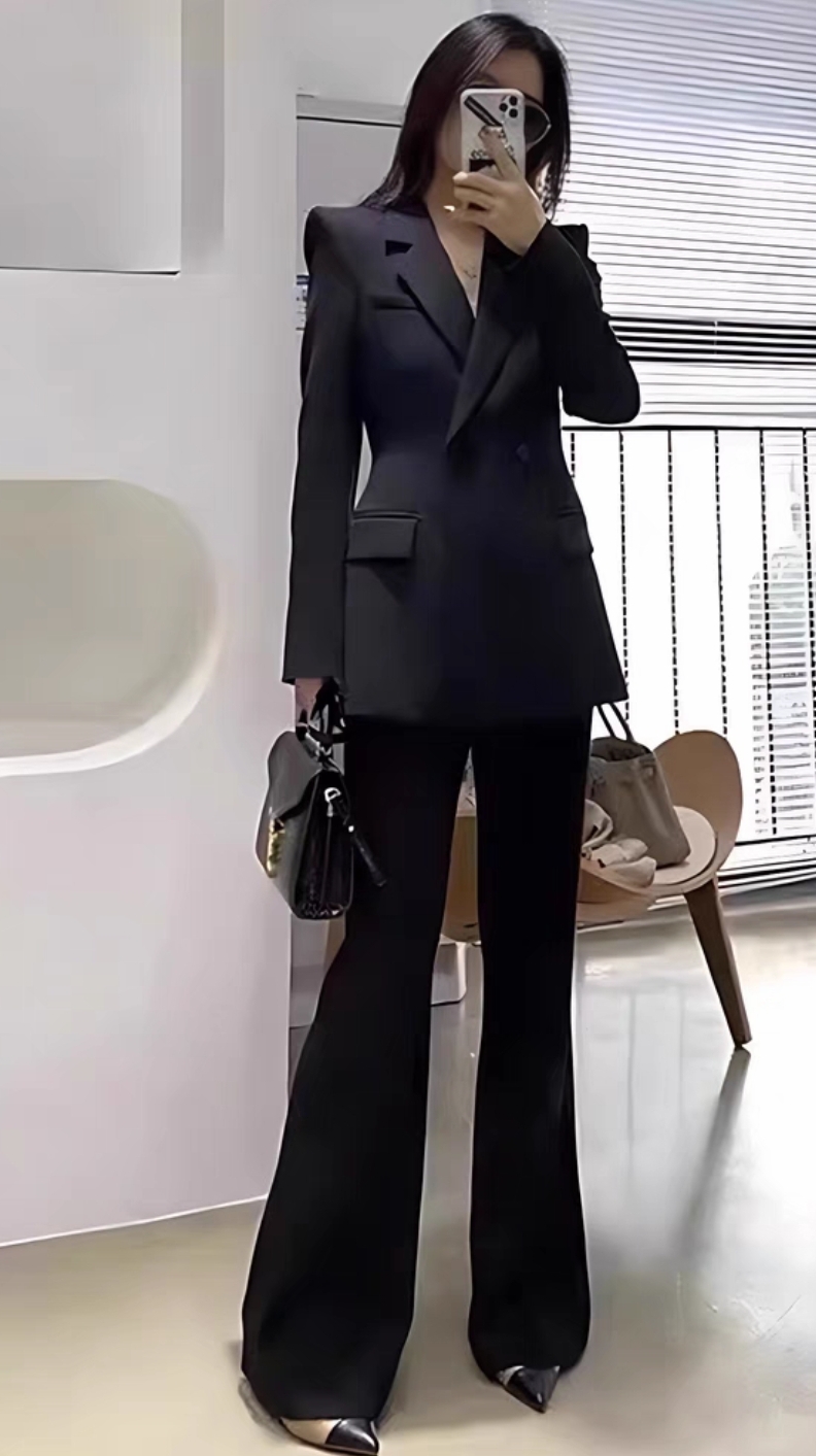 Black Blazer Suit