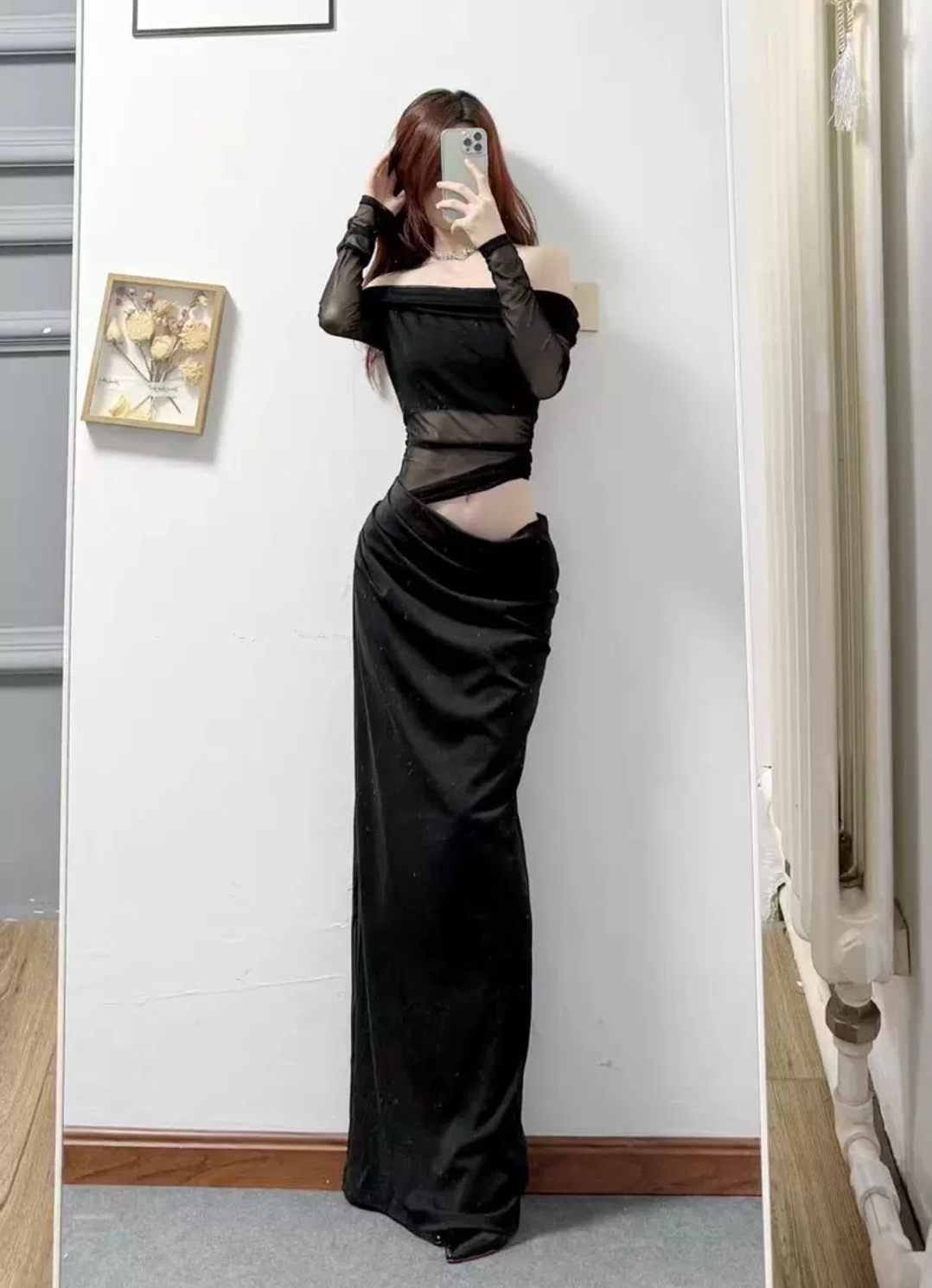 Elegant Black Evening Gown