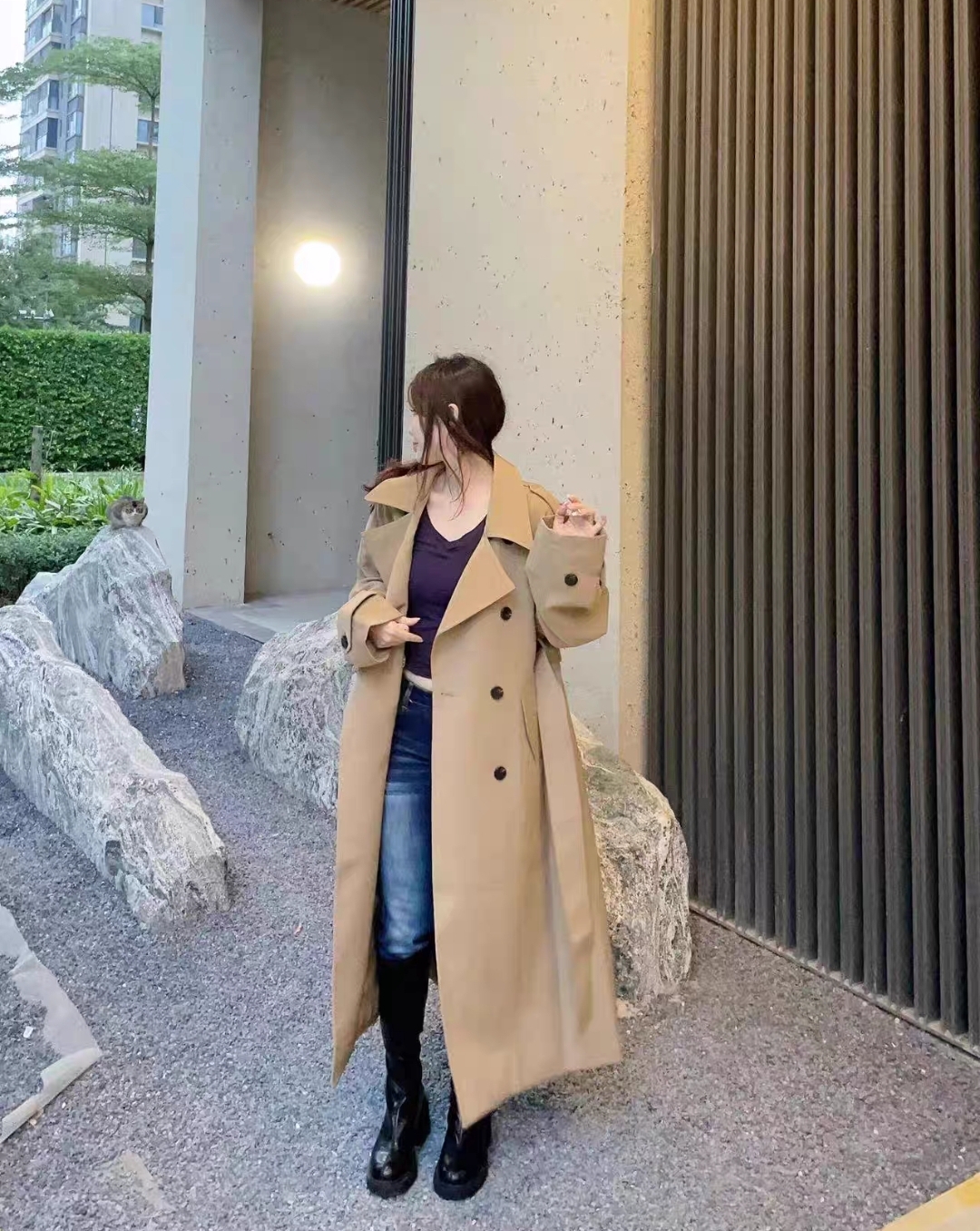 Classic Beige Trench Coat