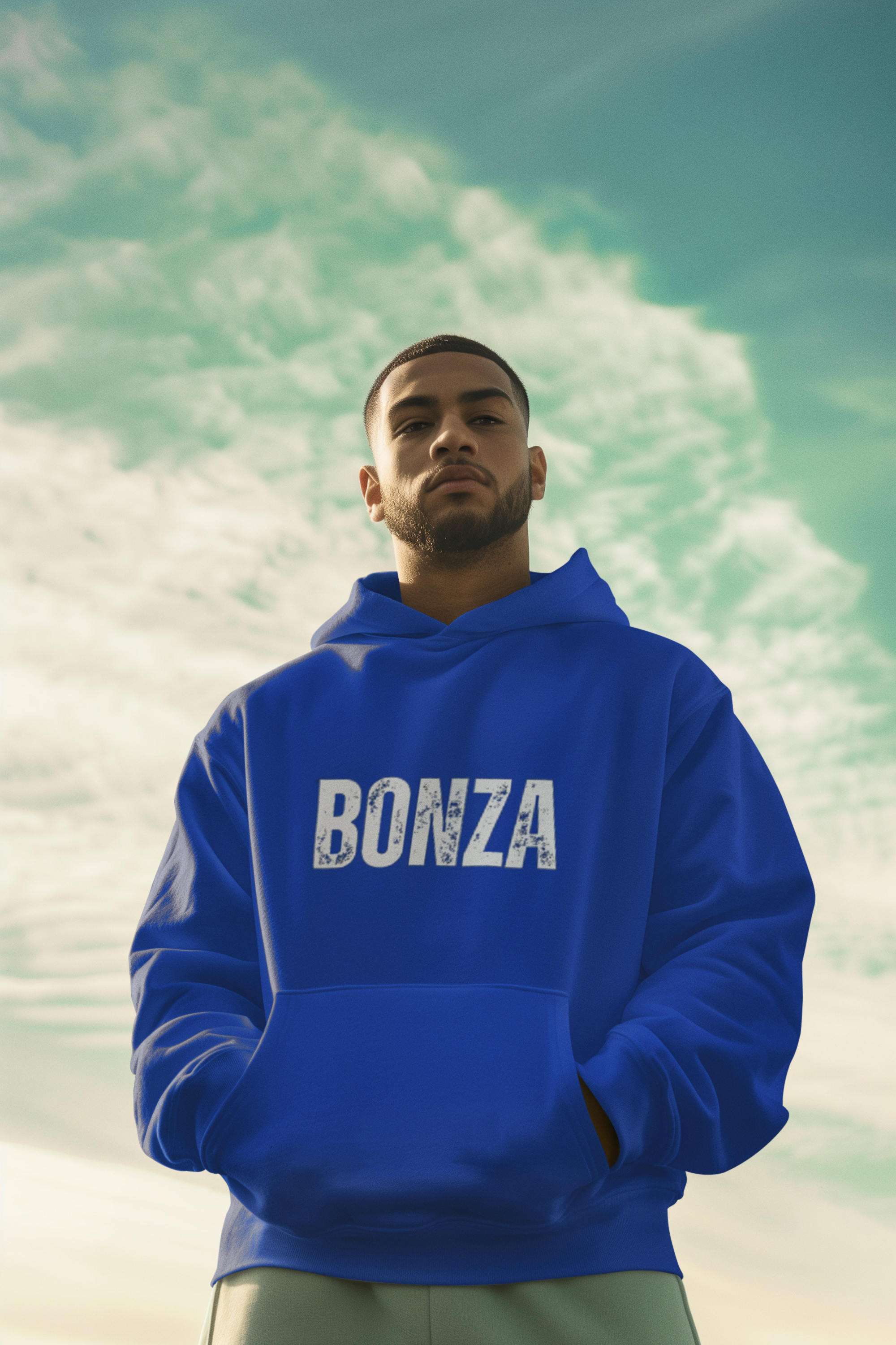 Blue Bonza Hoodie