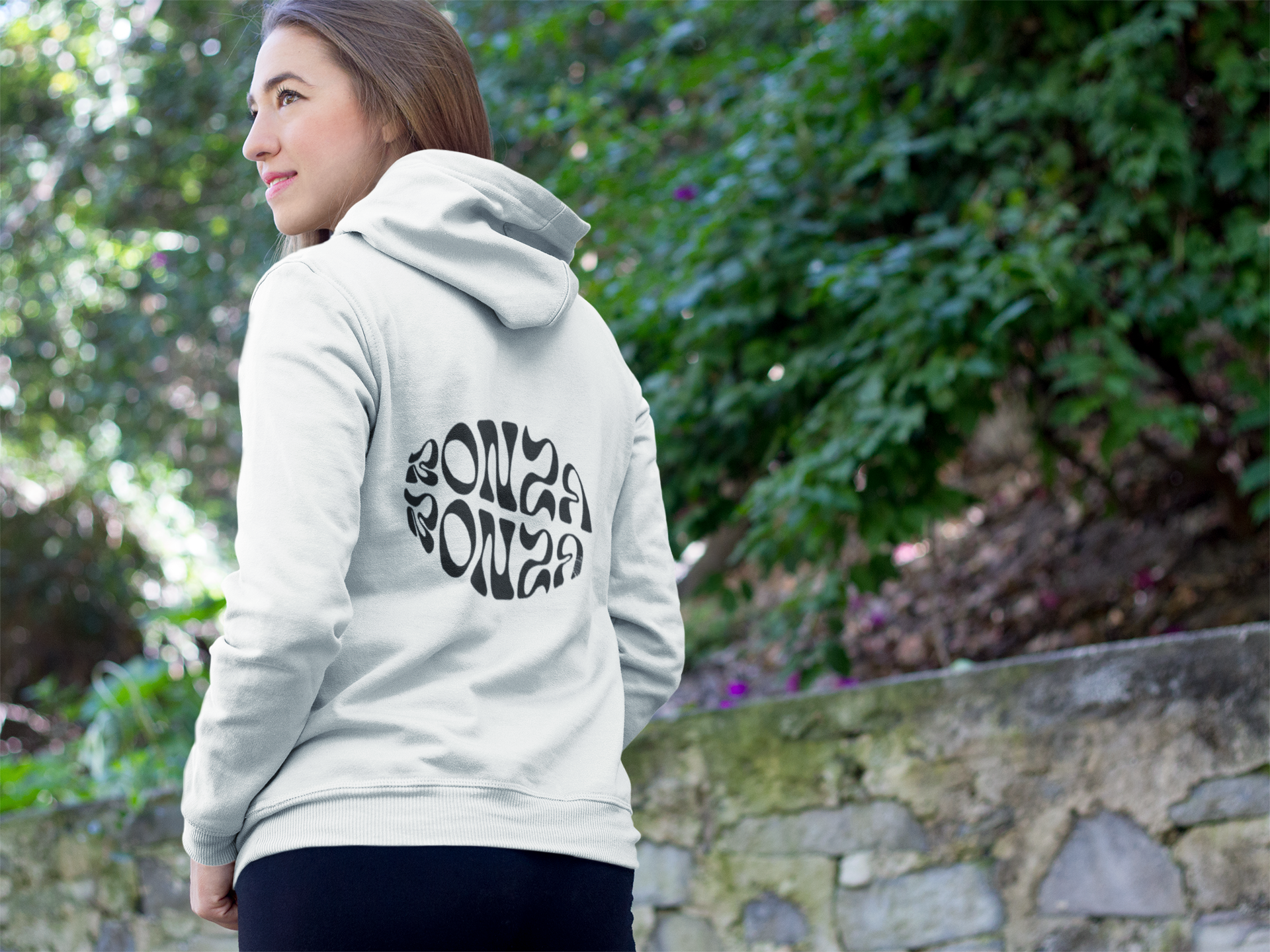 Bonza White Hoodie