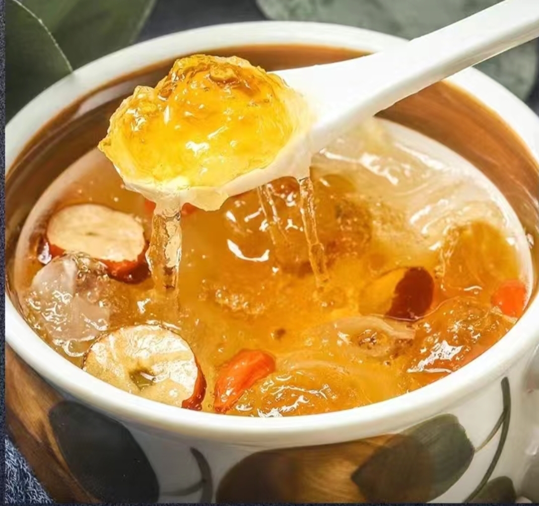 Peach Gum Dessert Ingredients 