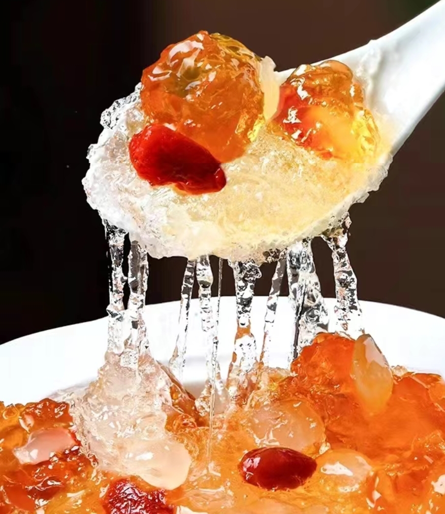 Peach Gum Dessert Ingredients 