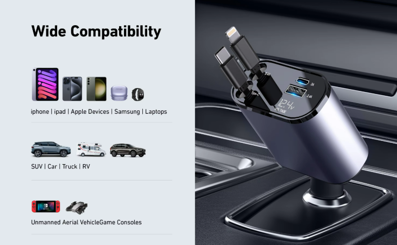 Retractable Car Charger