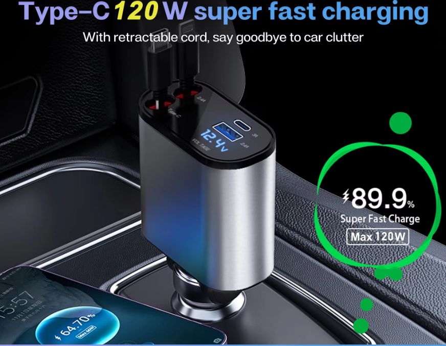 Retractable Car Charger