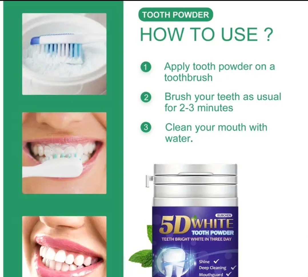 Teeth Whitening Tooth Powder