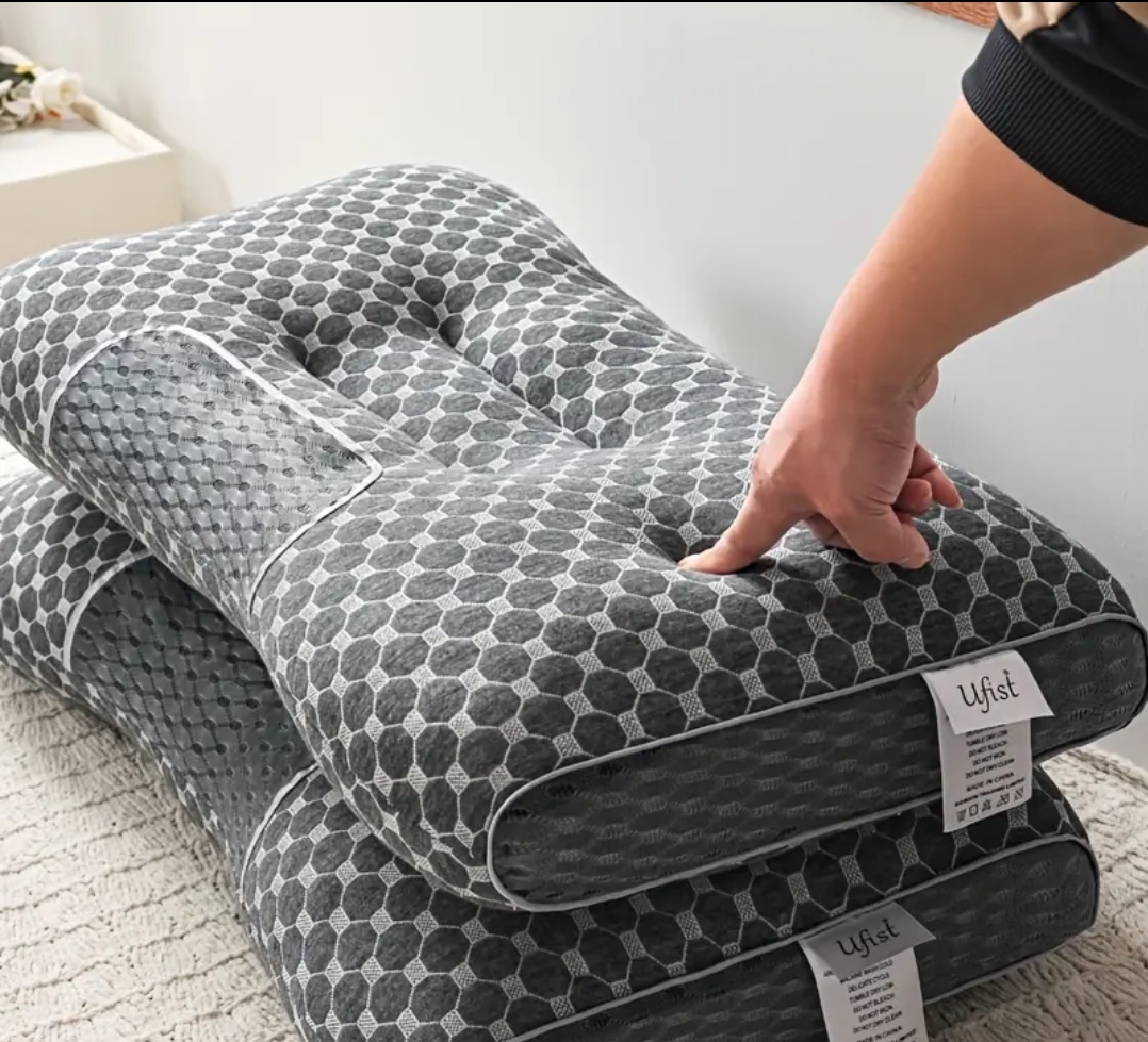 Ergonomic Memory Foam Pillow 2 Pack