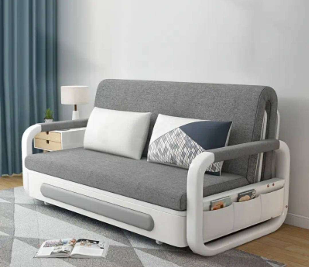 Storage Bed with Lift-Up Frame