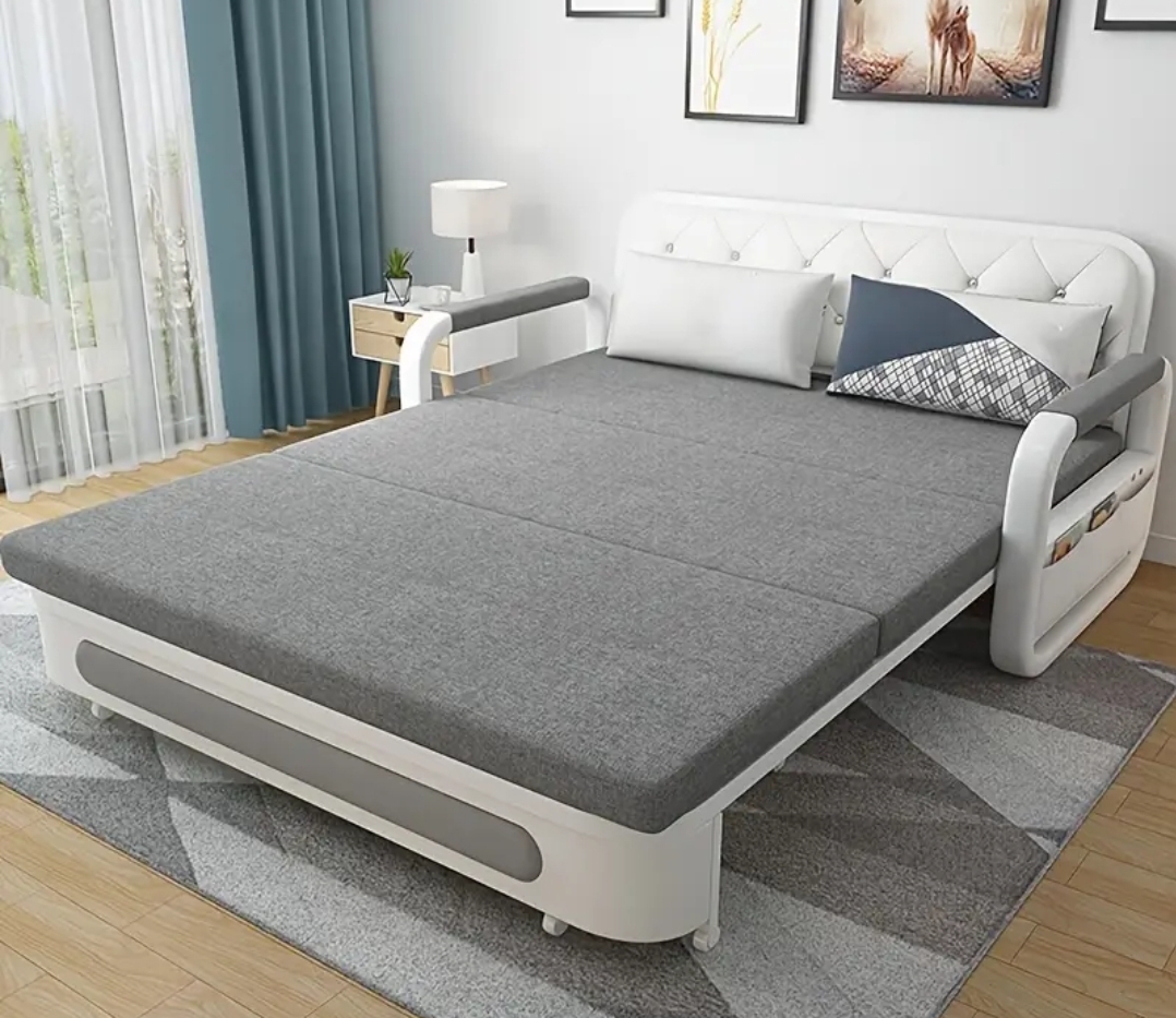 Storage Bed with Lift-Up Frame