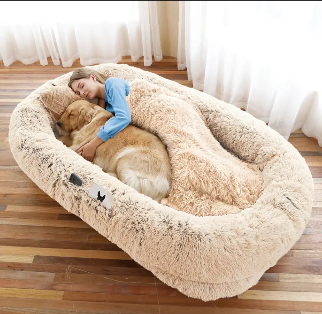 Giant Luxe Dog Bed For Human