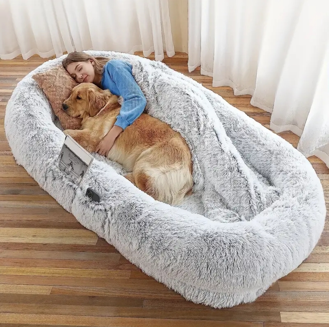 Giant Luxe Dog Bed For Human