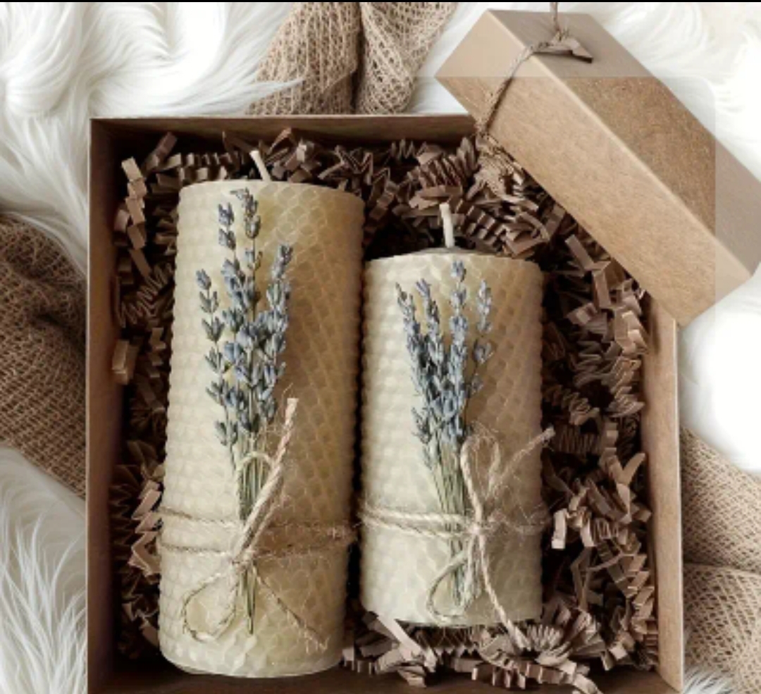 10pcs Handmade Beeswax Candles