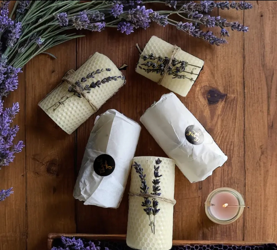 10pcs Handmade Beeswax Candles