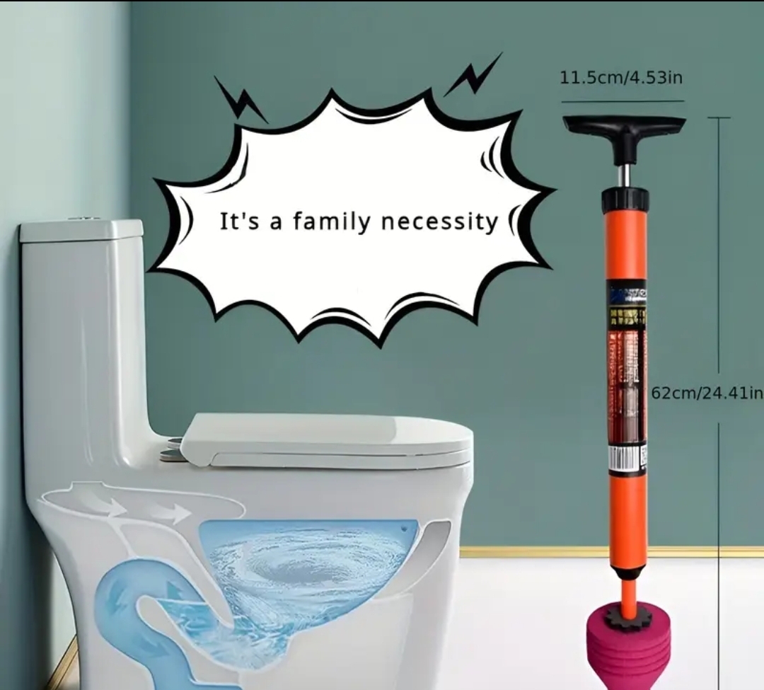 High-Pressure Toilet Plunger