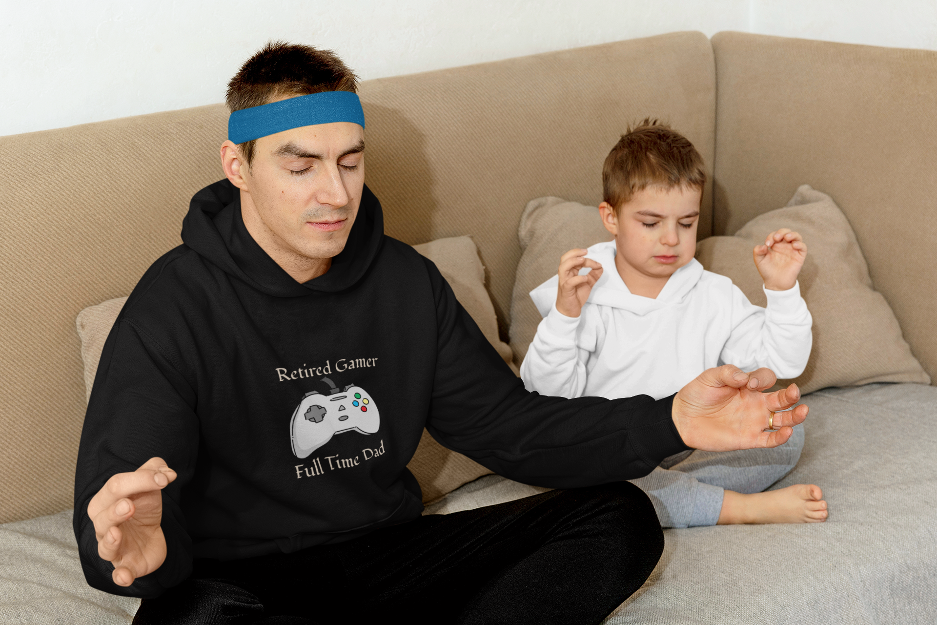 Retired Gamer Full Time Dad Hoodie