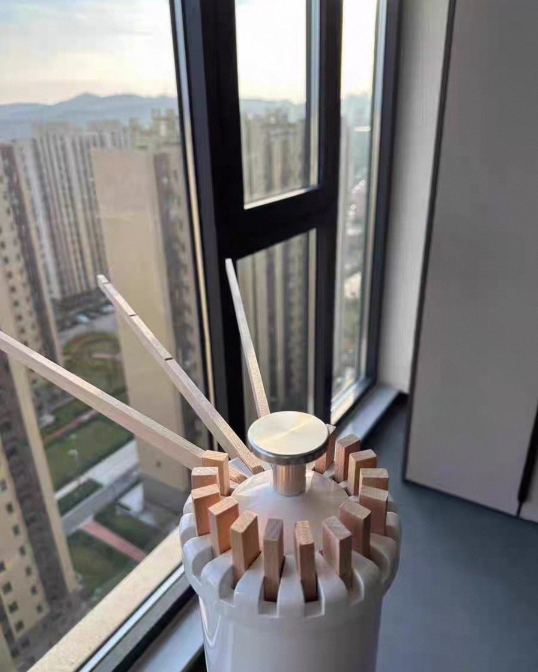 Rotating Wooden Clothes Drying Rack