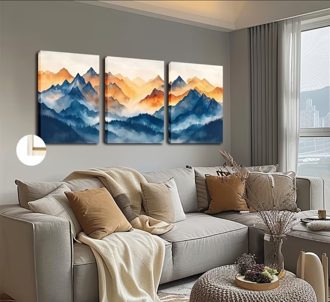 Mountain Landscape Canvas Wall Art