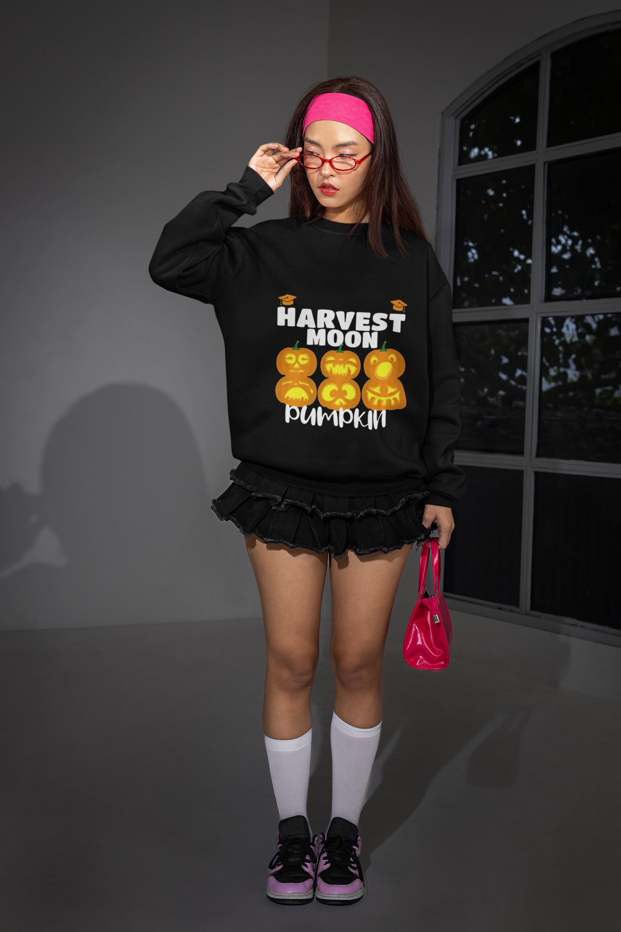 Harvest Moon Pumpkin Crewneck