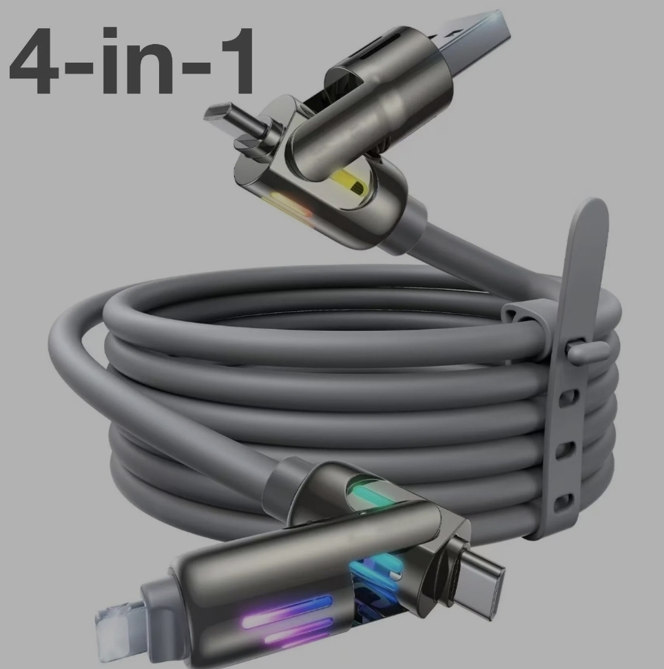 4-in-1 Multi-Purpose Charging Cable