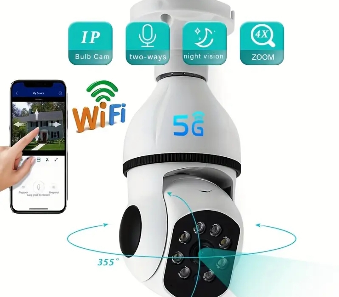 Smart Bulb Security Camera