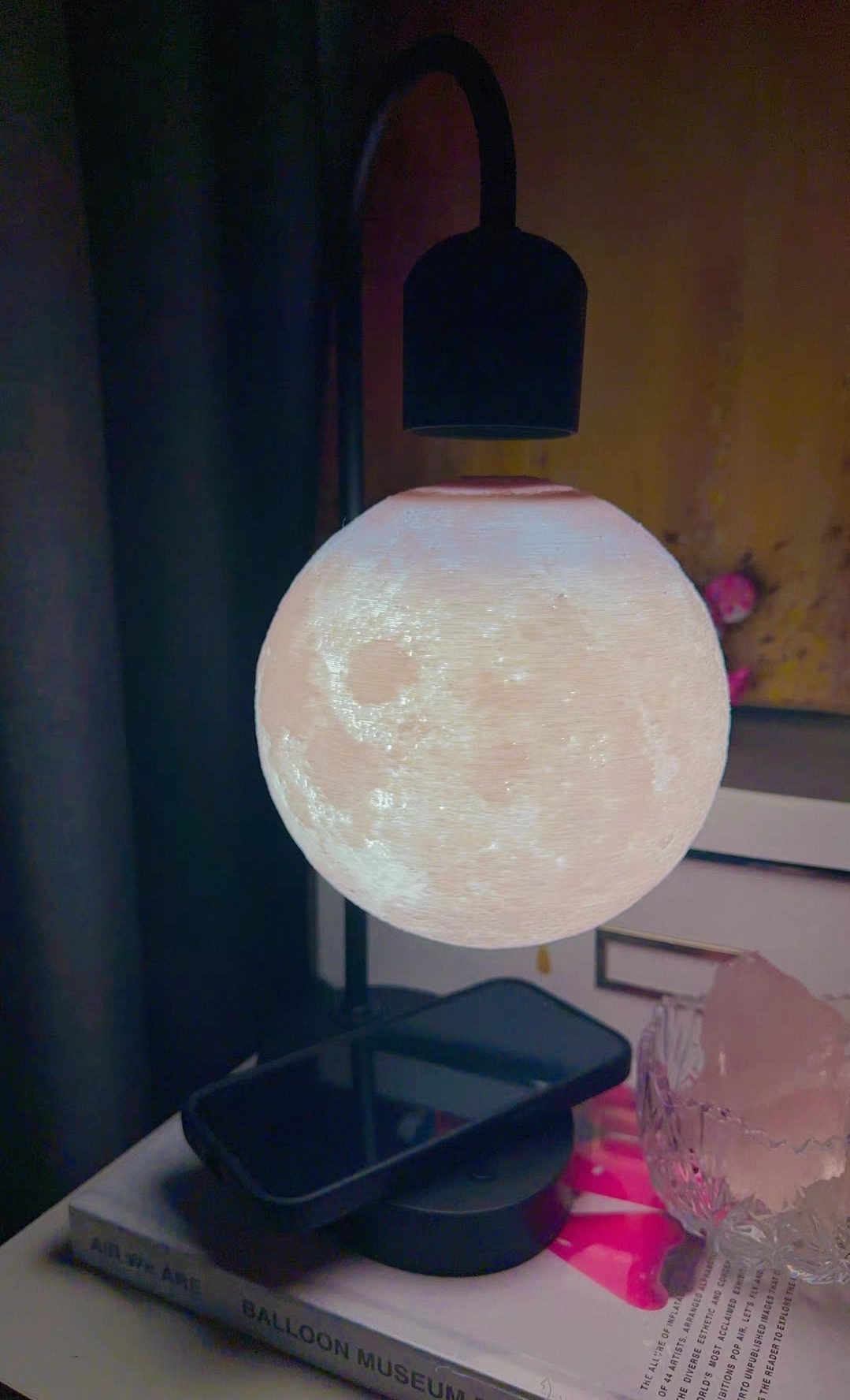Moon Lamp Night Light Charging Station