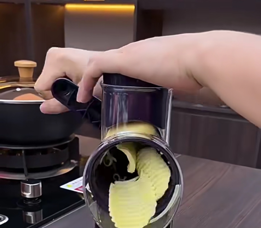 Manual Rotary Vegetable Slicer
