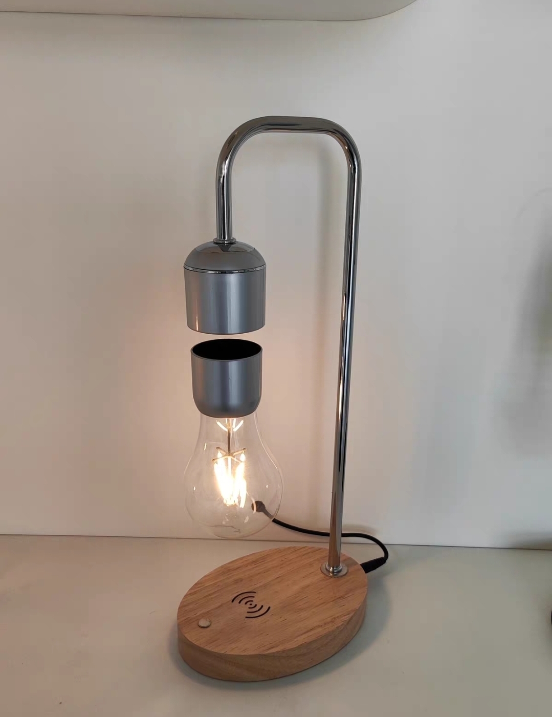 Levitating LED Desk Lamp Charging Station