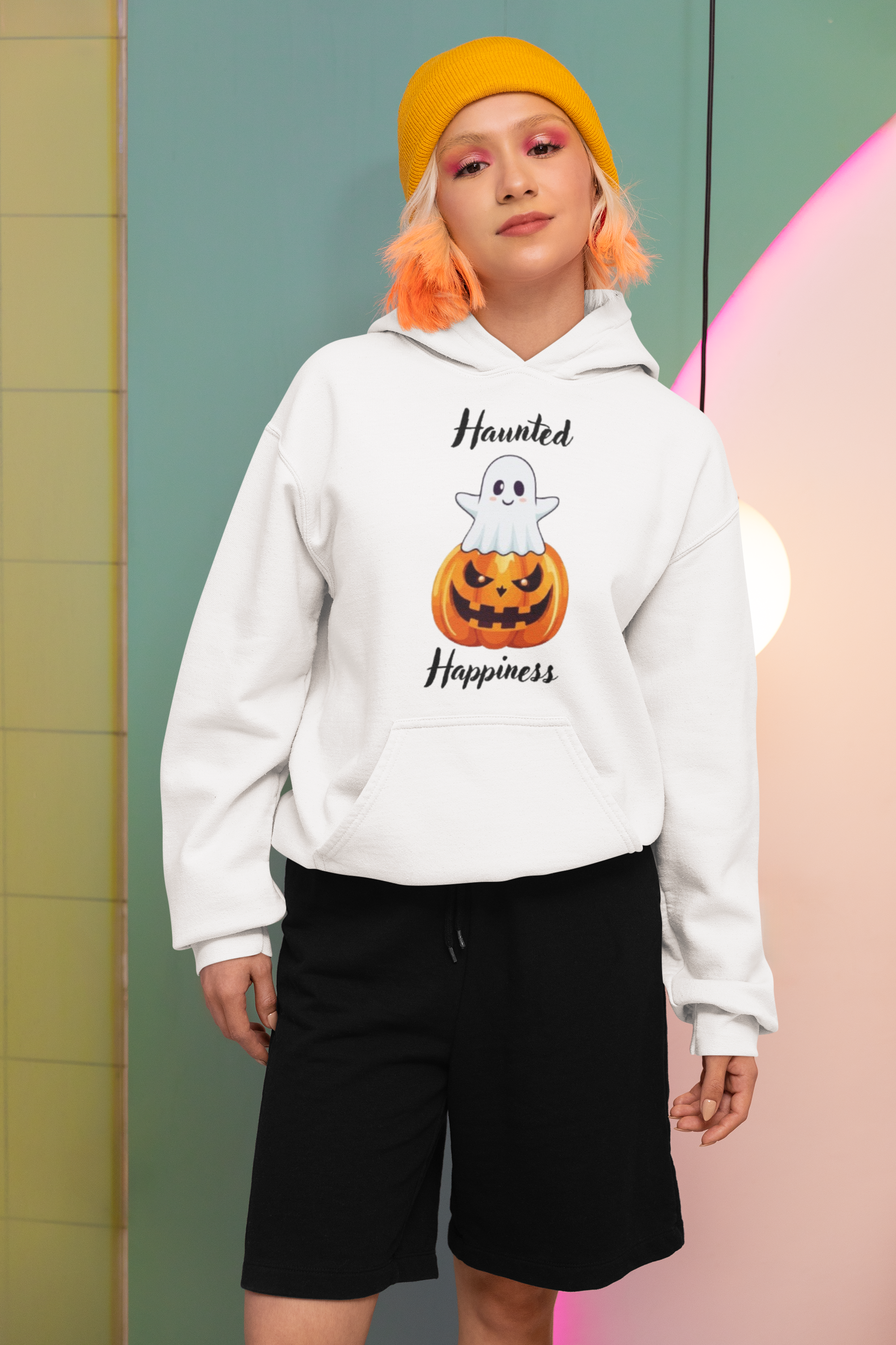 Haunted Happiness Halloween Hoodie